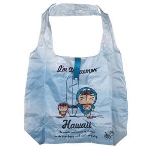 I'm Doraemon Hawaii Shopping Tote With A Snap Bag Medium Size Limited Edition